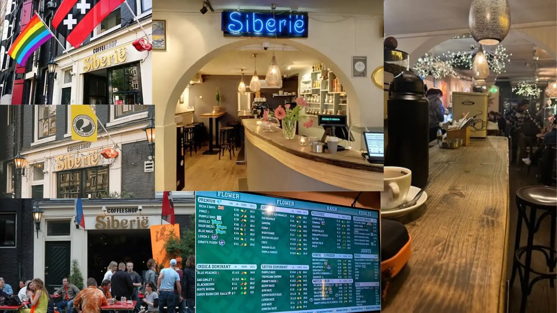 Coffeeshop Siberie Amsterdam relaxed cannabis coffeeshop near canal