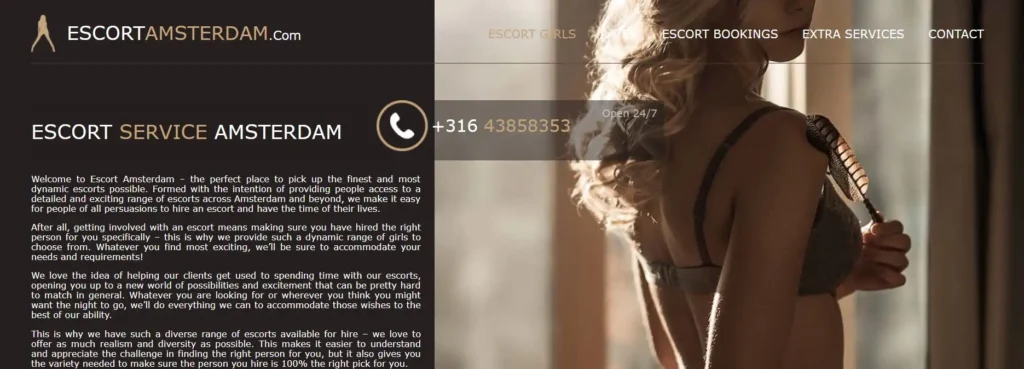 EscortAmsterdam.com – Elite Escorts & Companions in Amsterdam