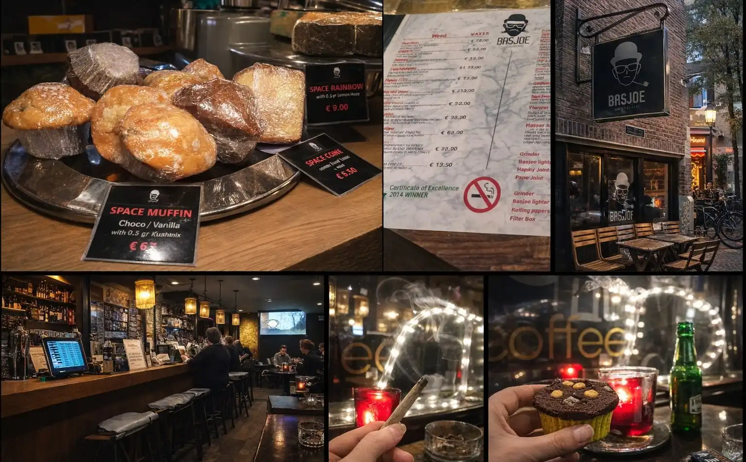 Basjoe Coffeeshop Amsterdam cozy cannabis coffeeshop near canal