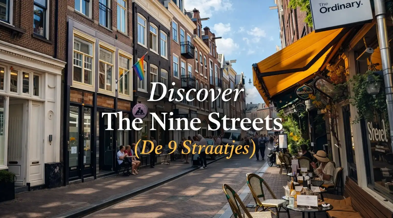 De 9 Straatjes shopping streets in Amsterdam canal district