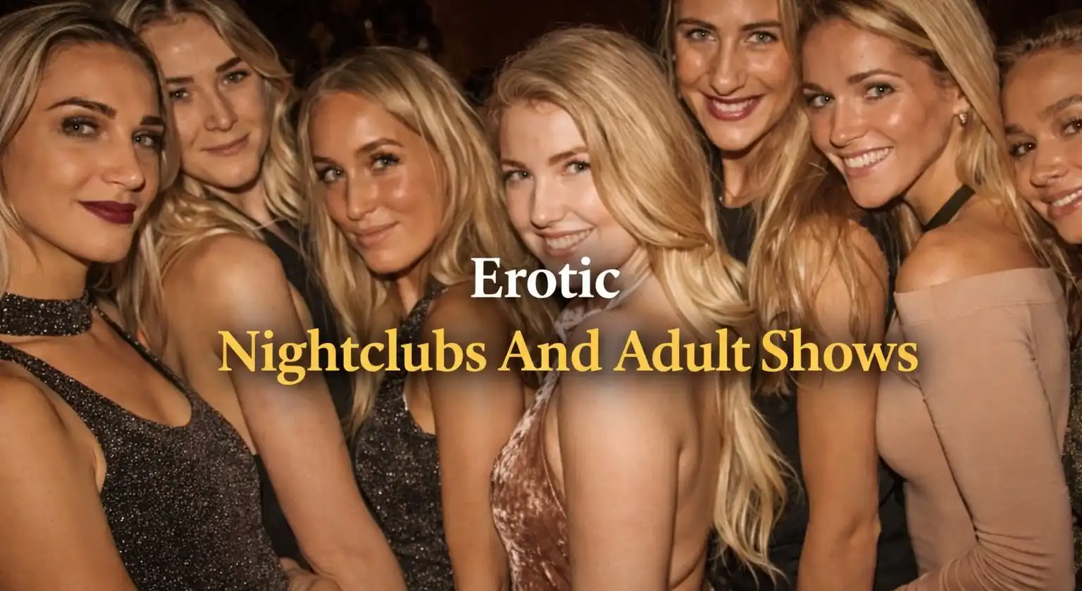 adult nightclub and entertainment show venue in Amsterdam nightlife district