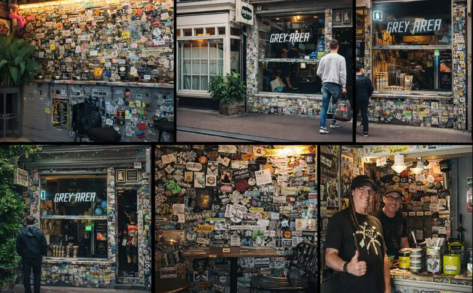 Grey Area Coffeeshop Amsterdam small legendary cannabis coffeeshop